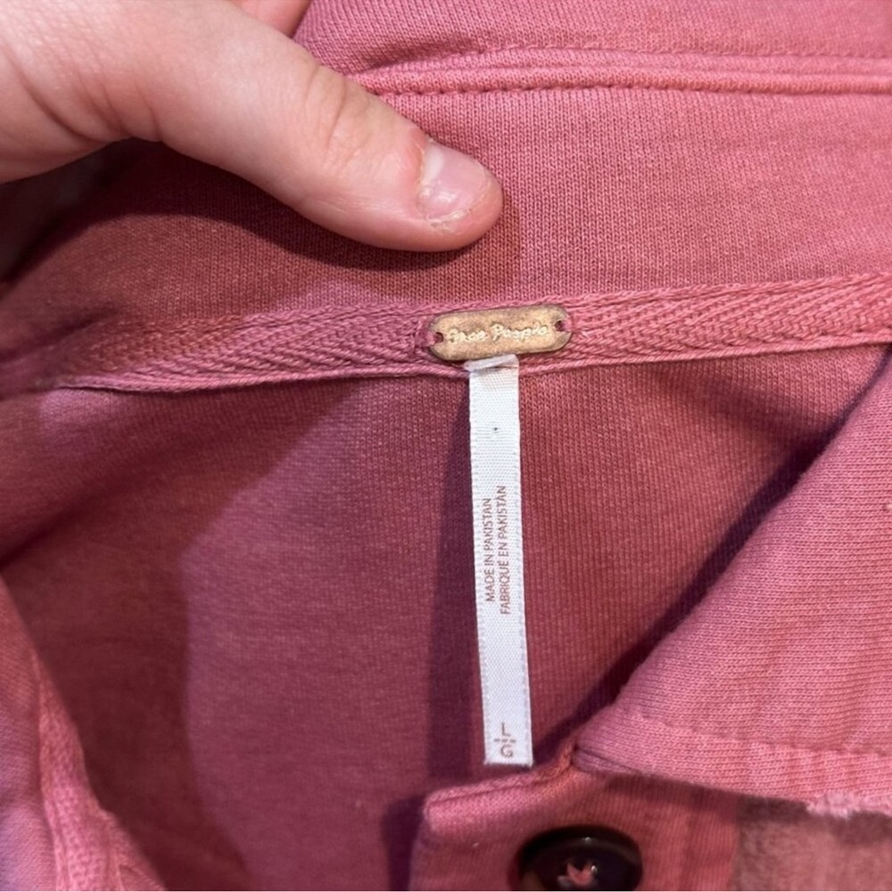 Free People Ruby Sweetheart Jacket Oversized Patc… - image 7